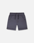 Stretch Twill Shorts Grey